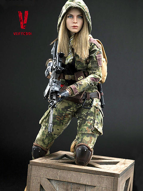 Fire Girl Toys 1/6 Scale Female Sexy Military Camouflage Set #1